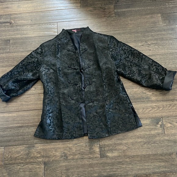 Jackets & Blazers - Beautiful Chinese black jacket size Xl